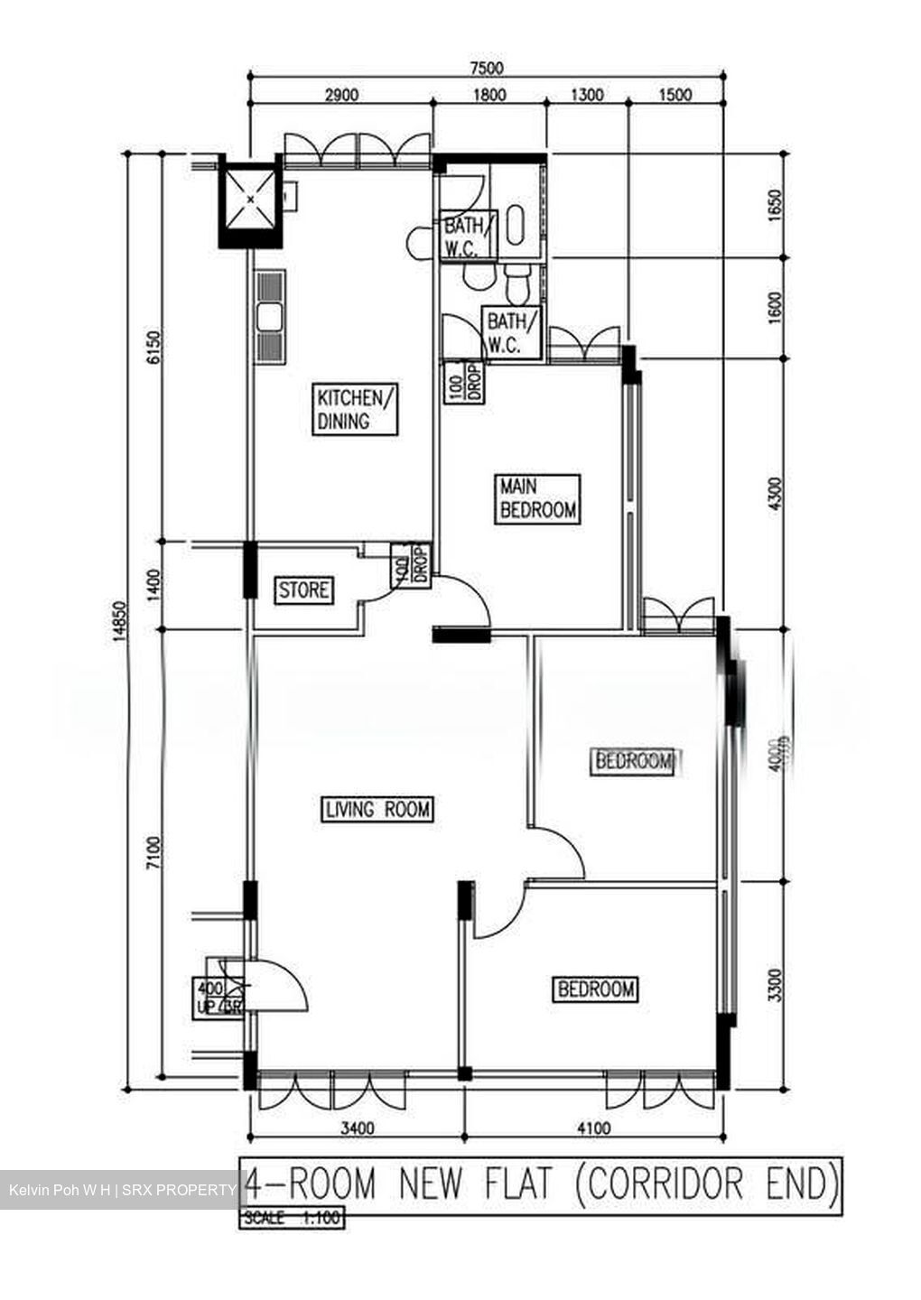Blk 135 Bukit Batok West Avenue 6 (Bukit Batok), HDB 4 Rooms #594898411